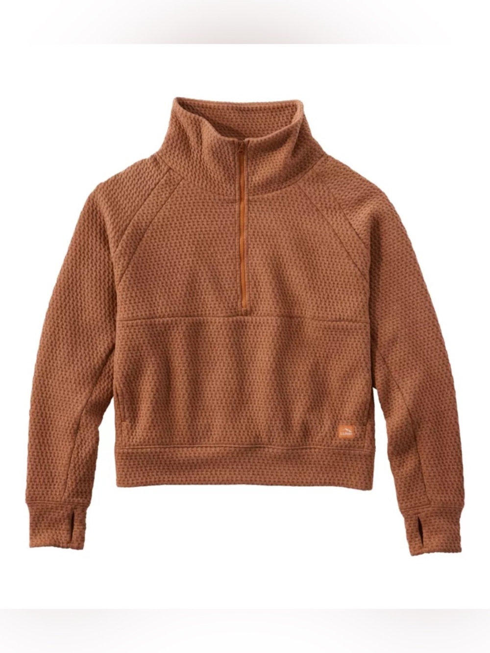 Women's Ridgeknit Half-Zip Pullover, Oversized